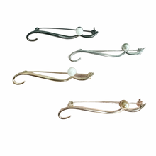 Load image into Gallery viewer, Script Pearl Long Brooch