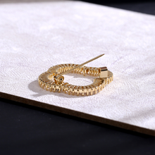 Load image into Gallery viewer, Clarine Baguette Diamond Brooch