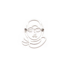 Load image into Gallery viewer, Modern Hijabi Girl Brooch
