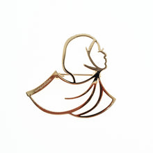 Load image into Gallery viewer, Acupofdee Hijabi Lady Brooch