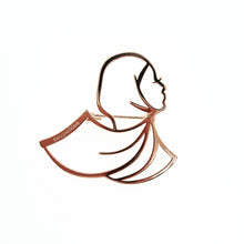 Load image into Gallery viewer, Acupofdee Hijabi Lady Brooch