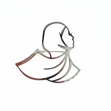 Load image into Gallery viewer, Acupofdee Hijabi Lady Brooch
