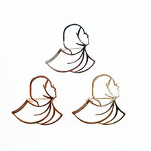 Load image into Gallery viewer, Acupofdee Hijabi Lady Brooch