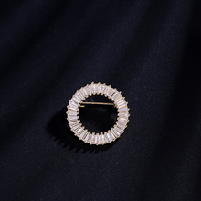 Load image into Gallery viewer, Lucia Baguette Diamond Brooch