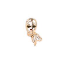 Load image into Gallery viewer, Modern Hijabi Cat Eye Brooch