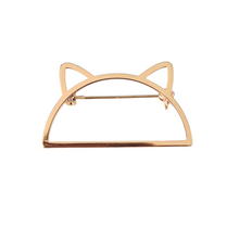 Load image into Gallery viewer, Feline Silhouette Brooch