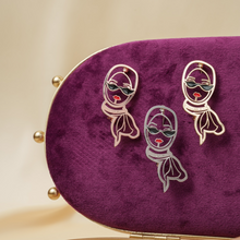 Load image into Gallery viewer, Modern Hijabi Cat Eye Brooch