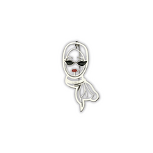 Load image into Gallery viewer, Modern Hijabi Cat Eye Brooch