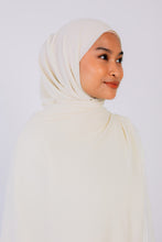 Load image into Gallery viewer, Long Chiffon Shawl - Buttermilk