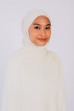 Load image into Gallery viewer, Long Chiffon Shawl - Buttermilk