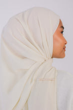 Load image into Gallery viewer, Long Chiffon Shawl - Buttermilk