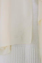 Load image into Gallery viewer, Long Chiffon Shawl - Buttermilk