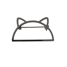 Load image into Gallery viewer, Feline Silhouette Brooch