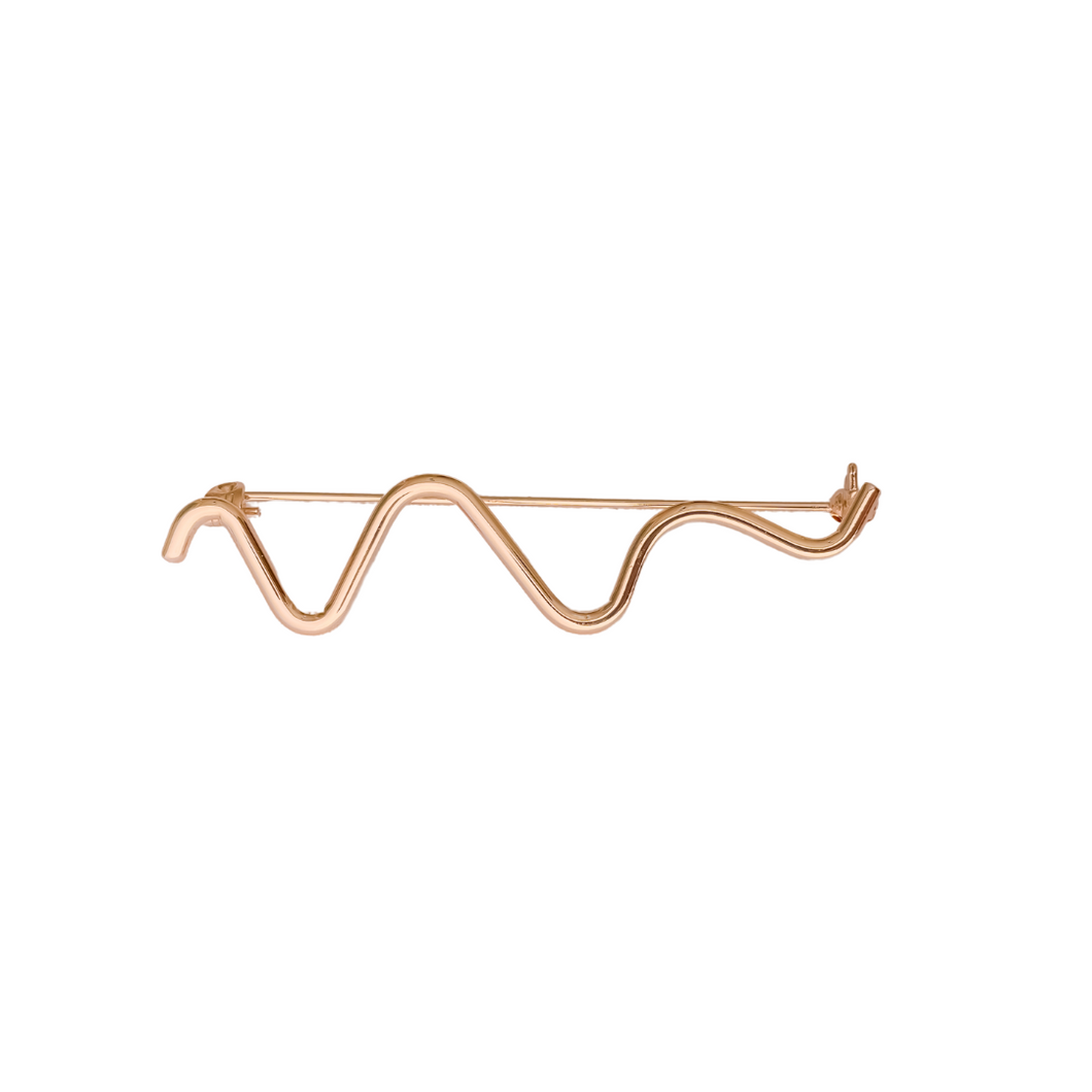 Squiggle Long Brooch