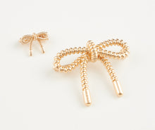 Load image into Gallery viewer, Braided Ribbon Coquette Brooch
