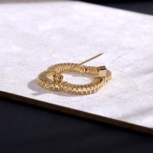 Load image into Gallery viewer, Clarine Baguette Diamond Brooch
