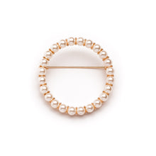 Load image into Gallery viewer, Eloise Round Pearl Brooch

