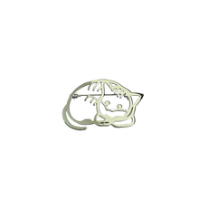 Load image into Gallery viewer, Cat Nap Brooch

