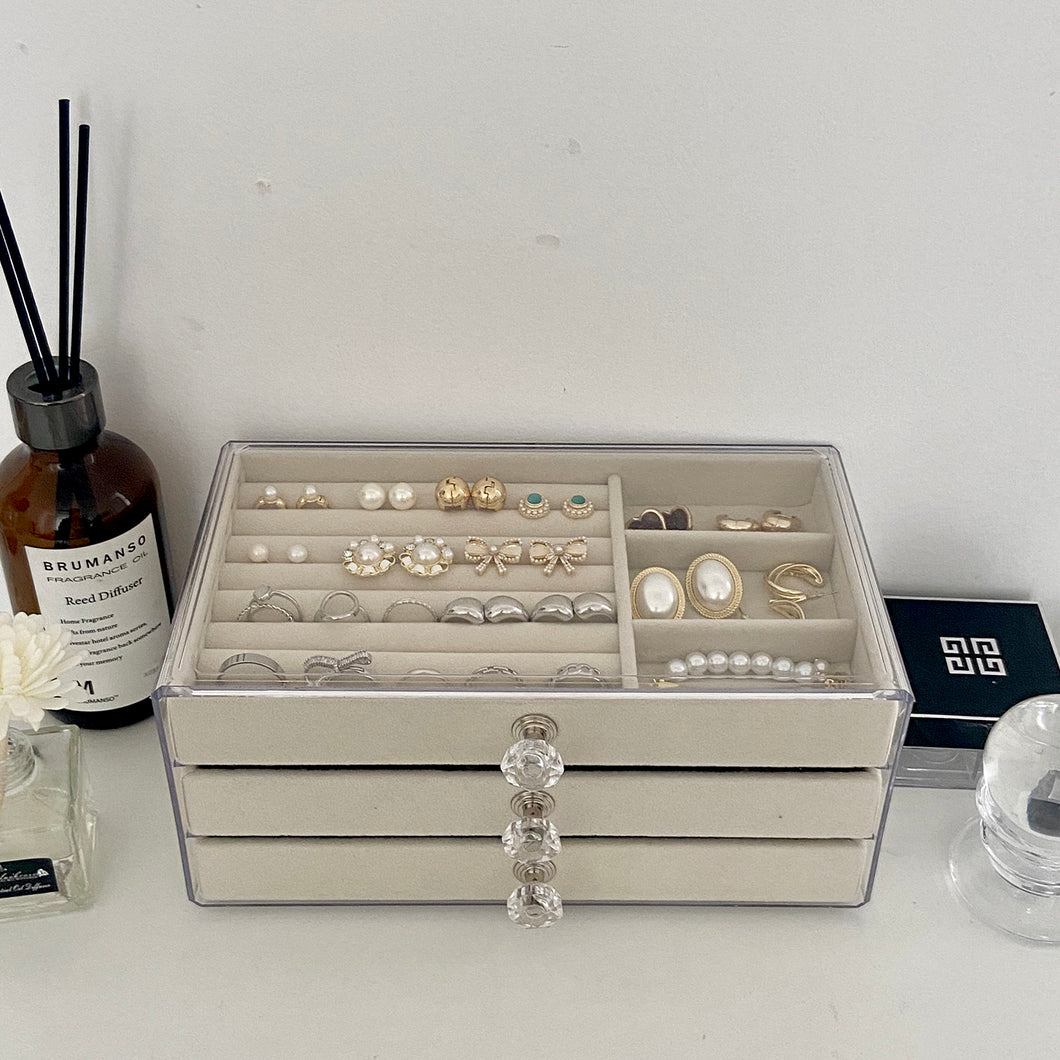 3-Tier Acrylic Jewelry Storage Case