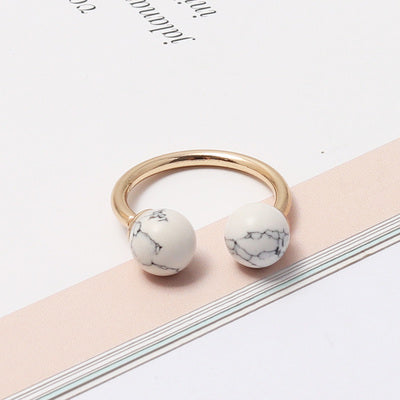Open Marble Ring