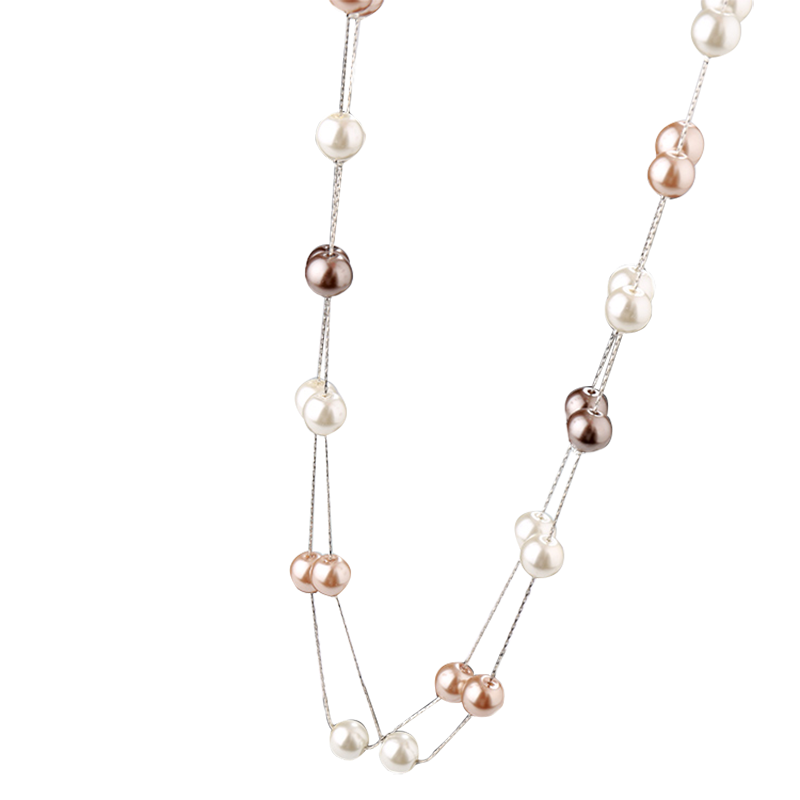 Nude Pearl Necklace